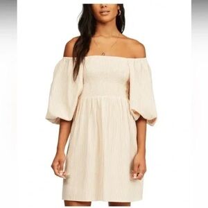 NWT - Billabong Paradise Days Puff Sleeve Minidress - size Small